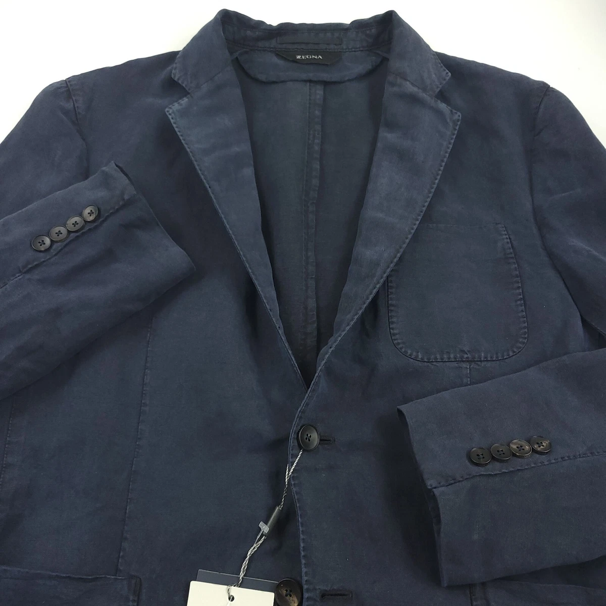 Zegna top linen blazer