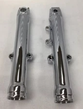 Harley 2007 -17 Fork legs SOFTAIL CUSTOM G593-30 FXSTC CHROME Sliders EXCHANGE