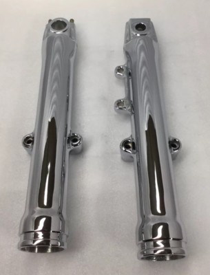 Harley 2007 -17 Fork legs SOFTAIL CUSTOM G593-30 FXSTC CHROME Sliders EXCHANGE