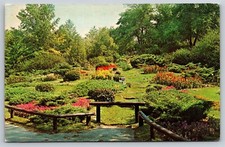 Michigan Detroit Zoological Park Floral Garden Ridge & Ten Mile Postcard, R21 