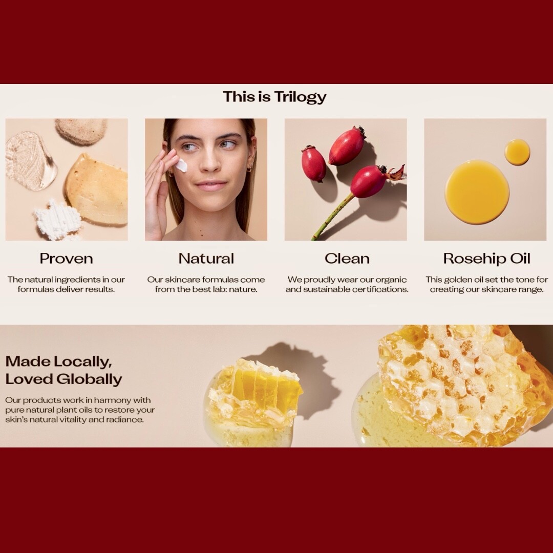 TRILOGY Pure Plant Body Oil, Nourishing Blend for Smooth Skin, 3.38 fl oz NWT