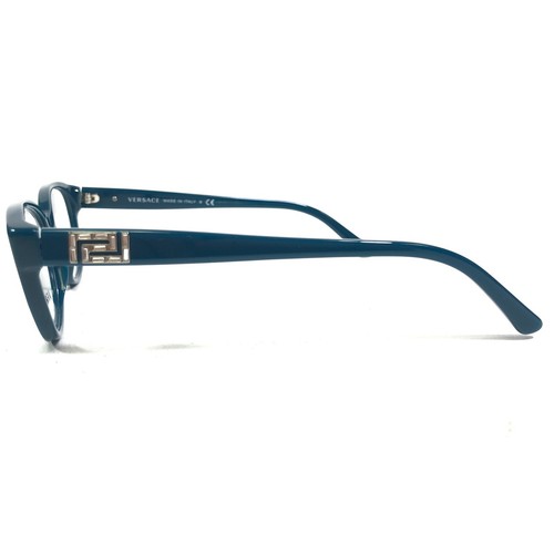 Versace Eyeglasses Frames MOD.3189-B 5058 Blue Cat Eye Full Rim 52-15-140 - Picture 6 of 11