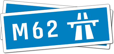 Personalised Aluminium Metal Motorway Entrance Style Sign | eBay UK
