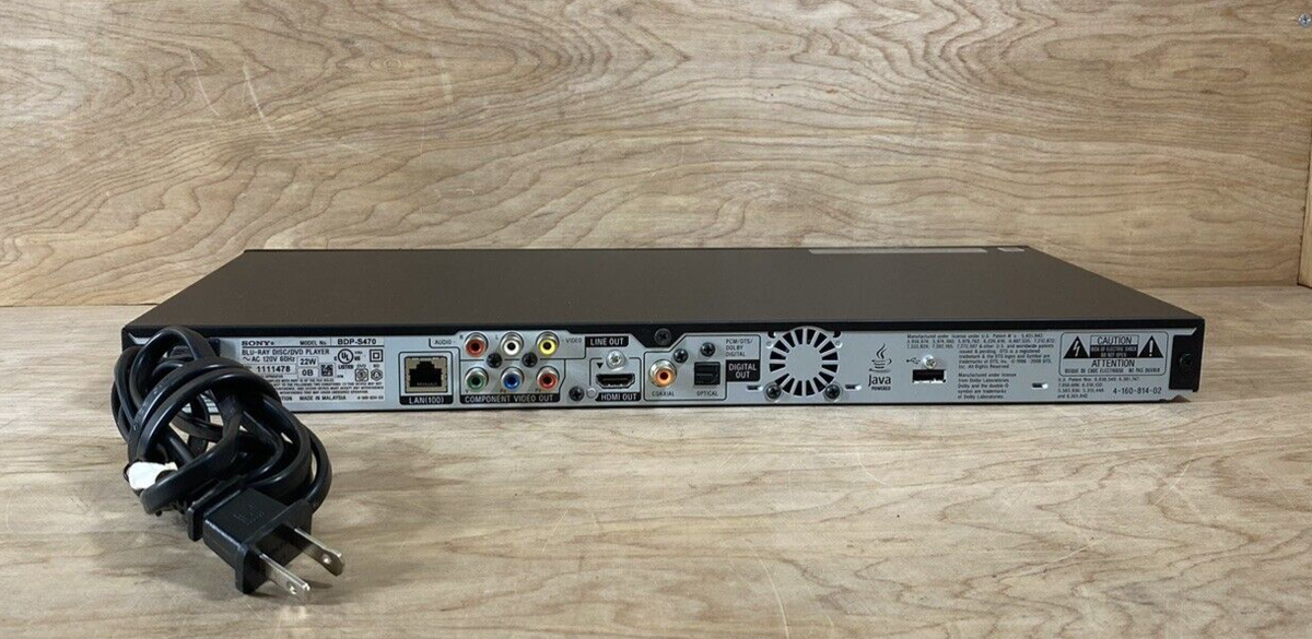 SONY Blu-ray/DVDプレーヤー BDP-S470 Amazon.com: Sony BDP-S470 3D Blu-ray Disc Player (2010 Model