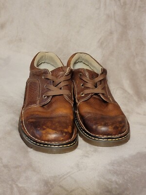 Doc Dr. Martens Boston Sz10 US AW004 Shoes Brown Leather  display picture 3