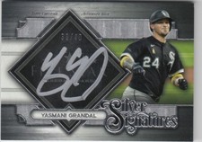 YASMANI GRANDAL /40 WHITE SOX AUTO TOPPS FIVE STAR SIGNATURE SILVER AUTOGRAPH