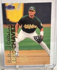 1999 Fleer Tradition Oakland Athletics Baseball Card #70 Eric Chavez NM
