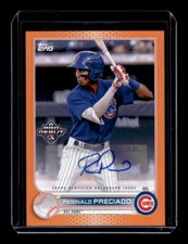 2022 Topps Pro Debut Autographs Orange #PD55 Reginald Preciado Auto /25 - NM-MT