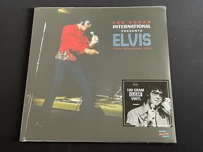 Las Vegas Intern Pres Elvis Final Rehearsal 1970 MRS LP Clear Vinyl 180g OVP FTD