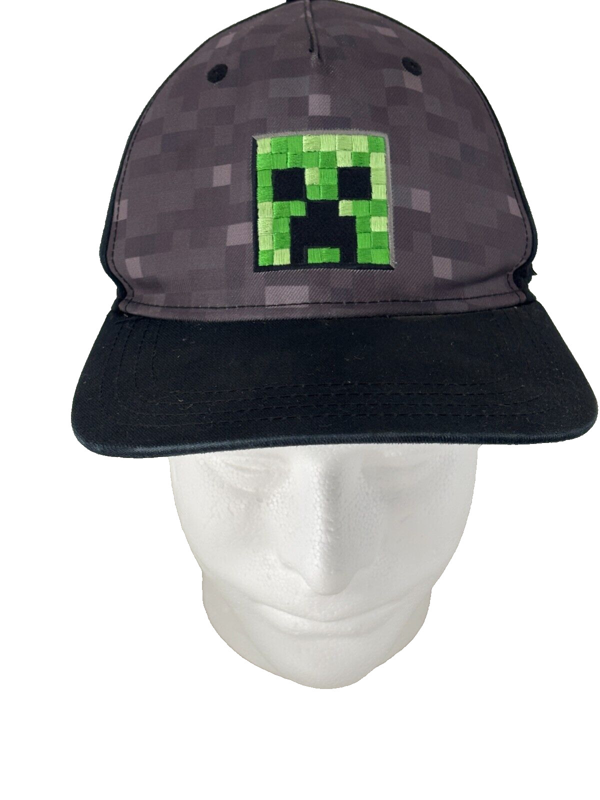 Minecraft Snap Back Hat Trucker Cap Embroidered P… - image 1