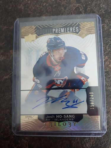 2017-18 Upper Deck Trilogy Rookie Premiers Auto 156/249 Josh Ho Sang Card# 110