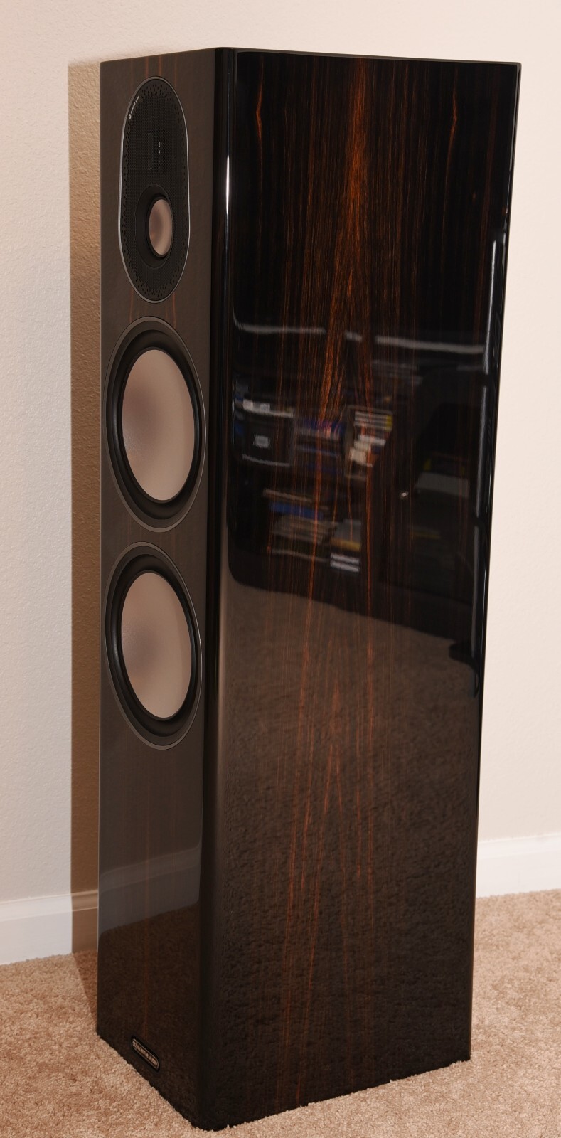 Monitor Audio Gold 300 5G floor standing – 250W Speaker Piano Ebony –SINGLE-NEW