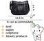 Prettyzys Women's Crossbody Bag - Soft PU Leather Multi-Pocket Shoulder Purse In White
