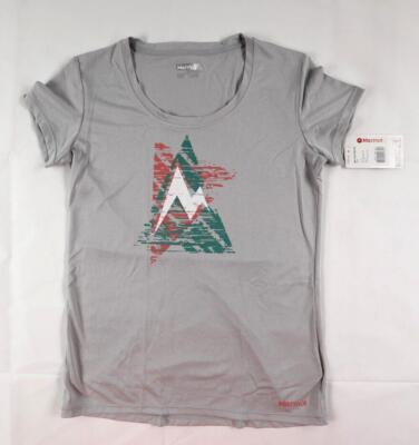 Marmot Women's Size Medium (M) Bright Steel Gray Post Time Tee T