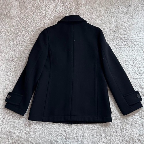 Margaret Howell Melton Wool Jacket Size II Black Pocket Free Shipping - Picture 6 of 10