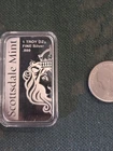New Listing1 Troy OZ. SILVER BAR - SCOTTSDALE MINT .999 SILVER BAR IN CAPSULE- SEALED