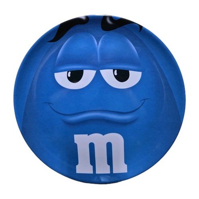 M&M's Character Plate Blue Face Collectible Advertising Candy & Nuts World