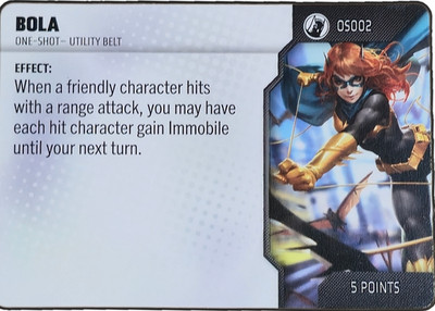 DC Heroclix BOLA - OS002 - ONE SHOT CARD Fight For Gotham City SHIP 7/6