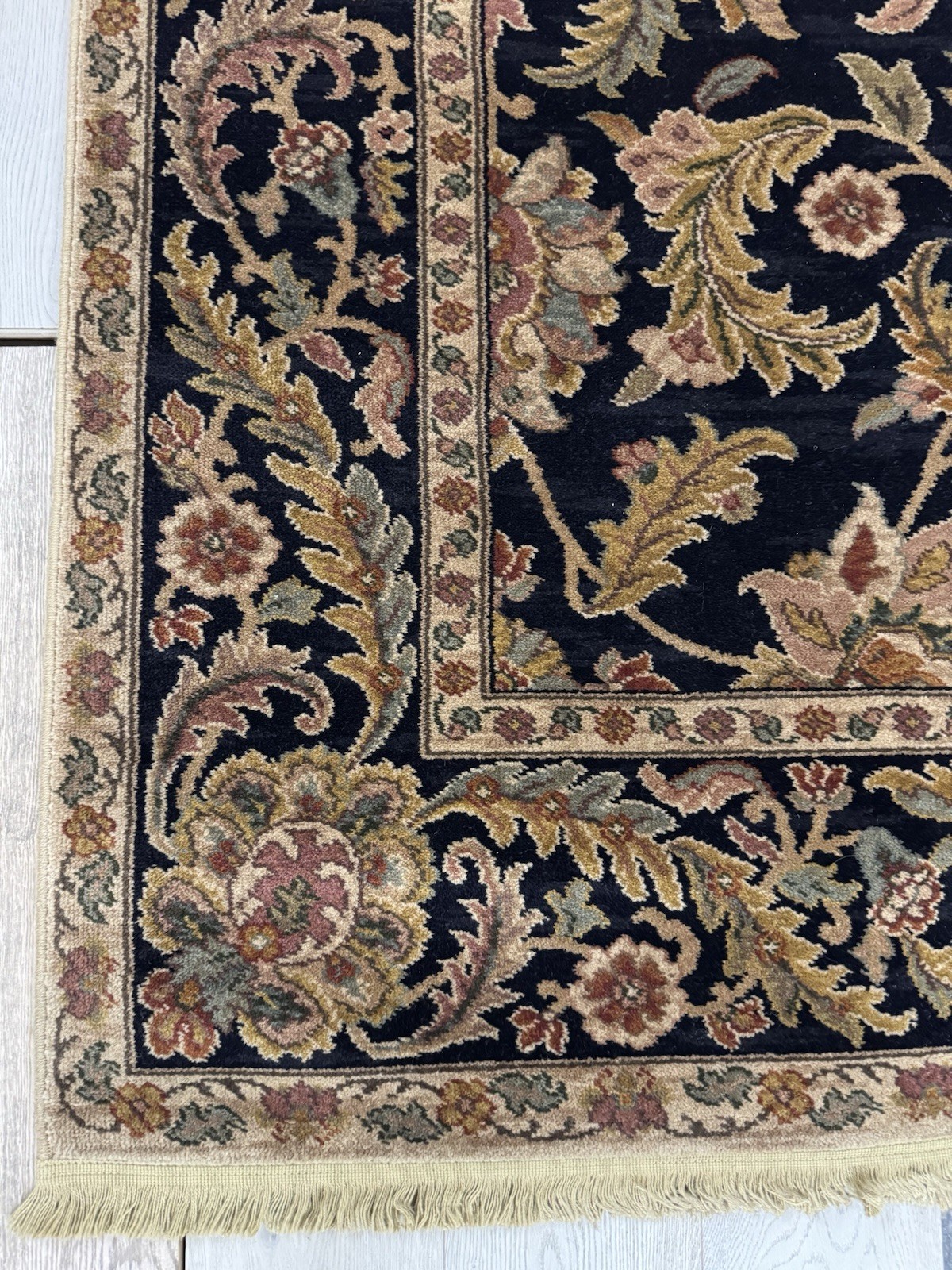 Karastan Antique Legends Coll. Agra-Black 2200-201 5'9x9' 100% Wool rug ::NEW::