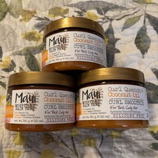 3 Pack - Maui Moisture Care Curl Quench  Coconut Oil Curl Smoother, 12 Oz