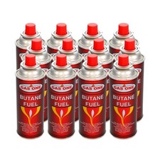 12 Butane Fuel GasOne Canisters for Portable Camping Stoves