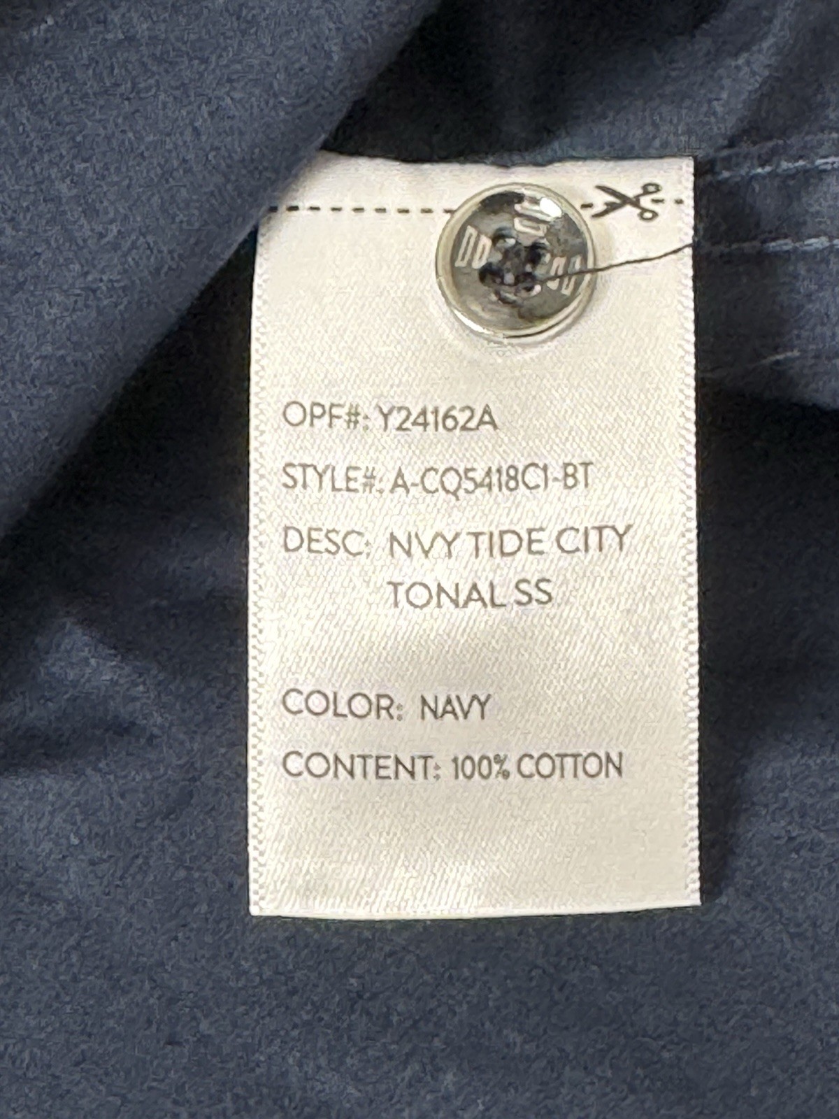 Pre Owned Good Defect Consequence Button Paisley … - image 6