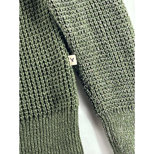 American Eagle Pullover Outfitters Womens Sweater Medium Green Long Sleeve - Picture 6 of 9