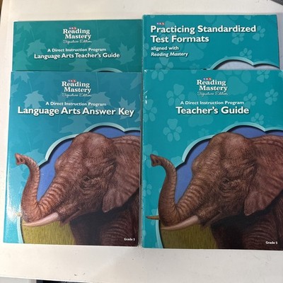 SRA Reading Mastery Language Arts, Teachers Guide, Answer Key, More, Grade 5