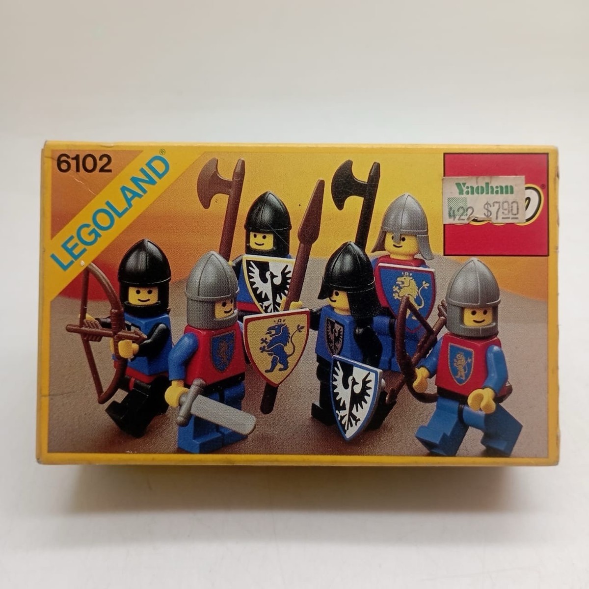 Vintage Lego Castle Mini Figures 6102 Factory Sealed New Never