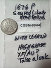 1876-P Seated Liberty Silver Half Dollar w/ Legend HIGH GRADE XF/AU? COBM-9944