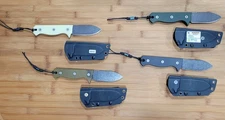 CountyComm R4A Ready 4 Action (4) Knife Lot / Fixed Blade