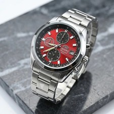 Orient Sport Chronograph Men Watch Japanese Quartz Tachymeter Waterproof 100m