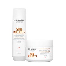 Goldwell Dualsenses Sun Reflects After-Sun Shampoo 250ml 60 Sec Treatment 200ml