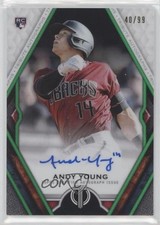 2021 Topps Tribute Tribute Auto Green 40/99 Andy Young #TA-AY Auto 1u6