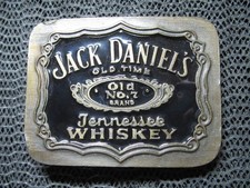 JACK DANIEL'S OLD 7 TENNESSEE WHISKEY BELT BUCKLE VINTAGE RARE BERGAMOT 1993
