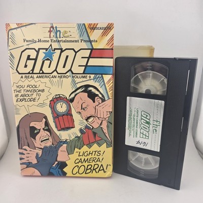 GI Joe - Lights! Camera! Cobra! Volume 9 - VHS -  f.h.e. - Big Box - HTF