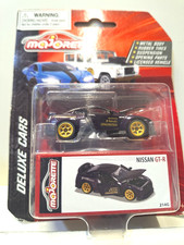 Majorette Deluxe Cars Black Nissan GT-R