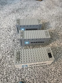 LEGO Creator Expert Maersk Train 10219 Mostly Complete Used W/ Instructions Rare