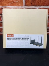 1Mii RT5066 Wireless Audio Transmitter Receiver Set 2.4GHz 1 TX + 2 RX