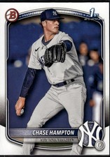Chase Hampton 2025 Bowman Prospects New York Yankees #BP-57