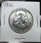 1956 Franklin Half Dollar HIGH GRADE in BU Uncirculated Condition!