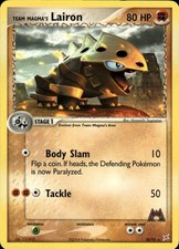Team Magma's Lairon Rare EX Team Magma vs Team Aqua 20/95 LP on eBay
