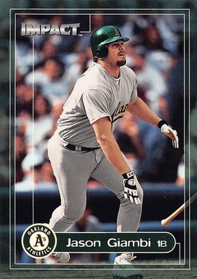 2000 Fleer Impact #186 Jason Giambi