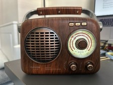 Gelielim Portable AM/FM Shortwave Bluetooth Radio Rechargeable Solar Emergency