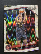 2025 Panini Prizm WNBA Caitlin Clark Indiana Fever #22 White Seismic
