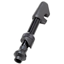 DT Swiss Alloy Tubeless Valve for Asym Rims, 32mm, Black, Each