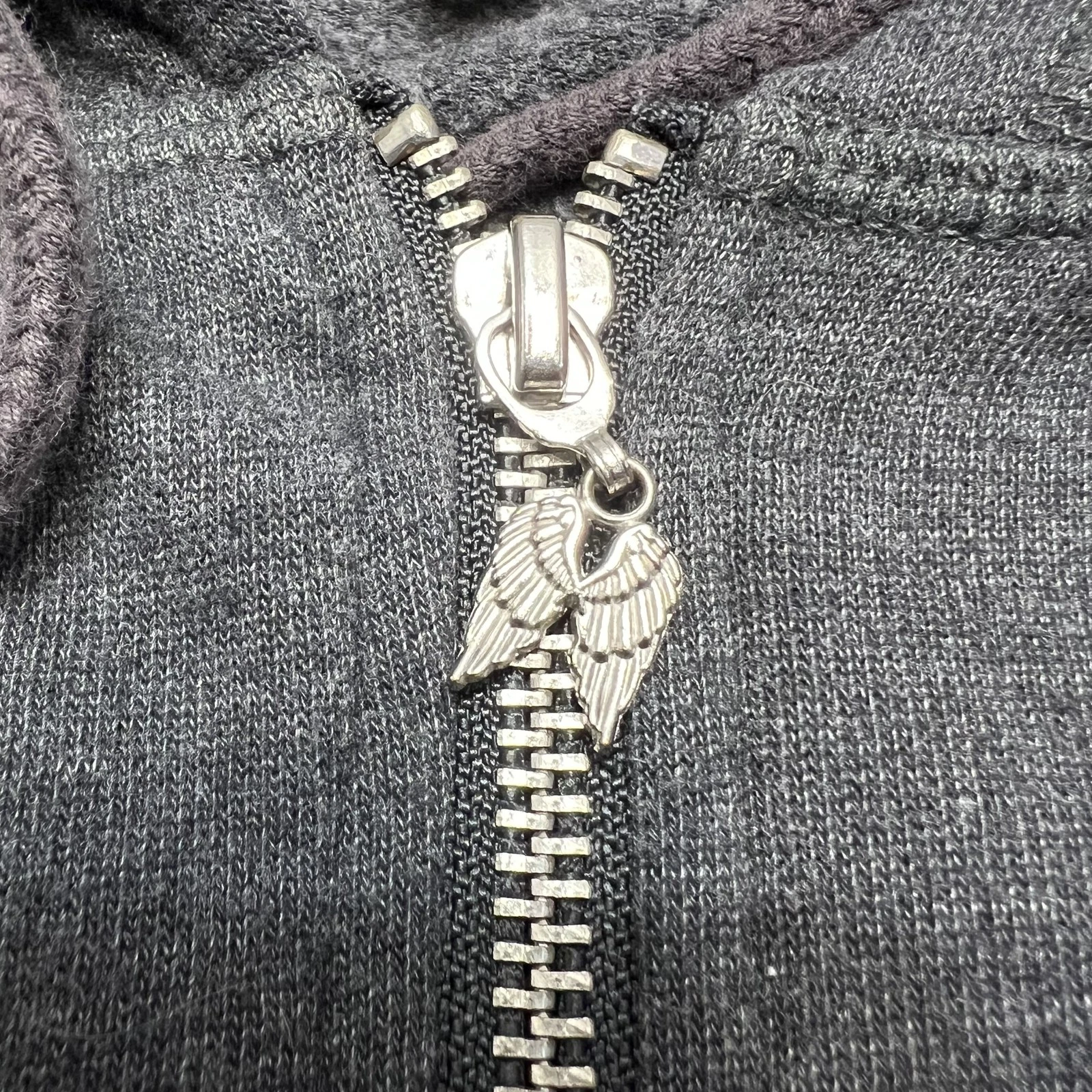 UNDERCOVER Victorias Secret Felpa con Cappuccio Donna Piccola Paillettes Angelo Ala Zip Felpa Giacca