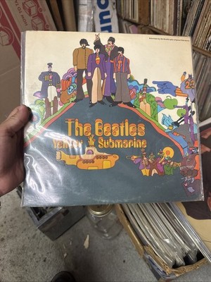 Rare/ Coll: 1969 1st Ed (SW-153) The Beatles Yellow Submarine Apple Vinyl Record