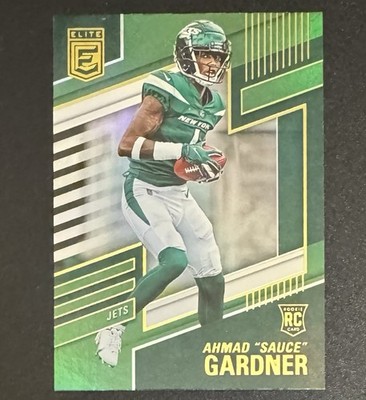 Ahmad Sauce Gardner 2022 Donruss Elite ROOKIE Green #142 - New York Jets