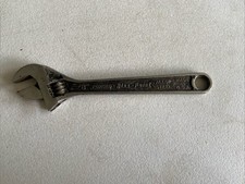 Snap-on Blue-point 8" Adjustable Wrench Forged Alloy Steel Made In USA